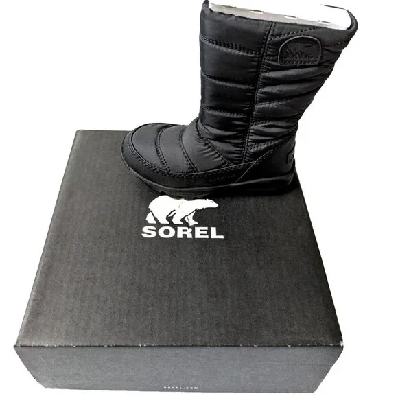 Sorel CHILDREN'S WHITN EY MID Boot Waterproof Girls Toddler Black Winter… - Picture 5 of 8